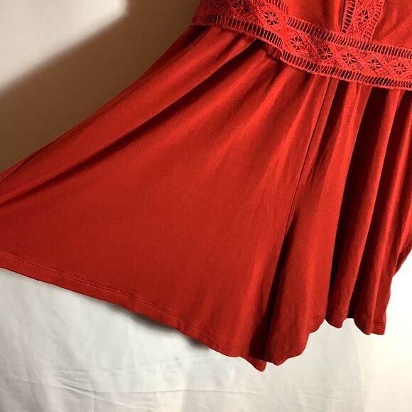 Topshop Burnt Orange Boho Romper NWT - Picture 3 of 10